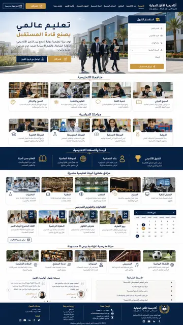 School full website demo thumbnail